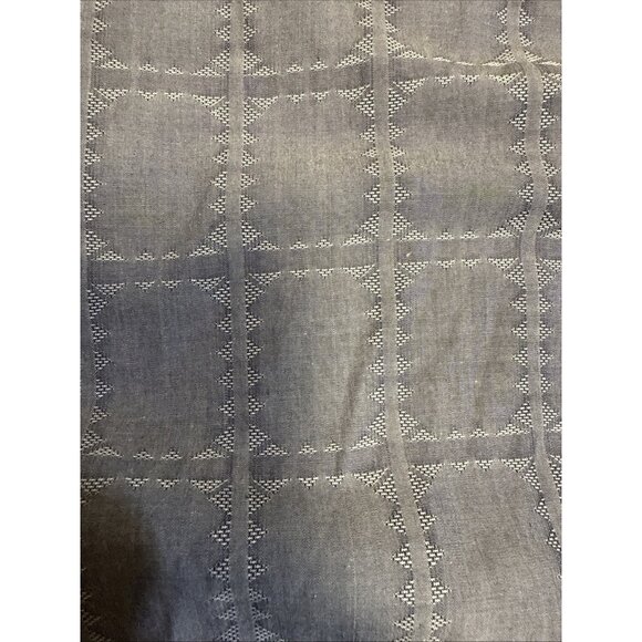 Tommy Bahama Shirt L 100% Linen Blue Button Front Long Sleeve Check Plaid - Picture 5 of 9